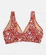 Μαγιό Top Μπουστάκι Κρουαζέ Plus Size Corals