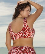 Μαγιό Top Μπουστάκι Κρουαζέ Plus Size Corals