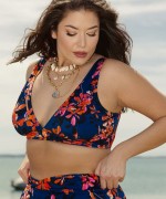 Μαγιό Top Μπουστάκι Κρουαζέ Plus Size Orchid 