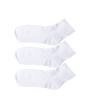 Σετ Κάλτσες Αστραγάλου Πετσετέ Λευκό 3 Ζεύγη