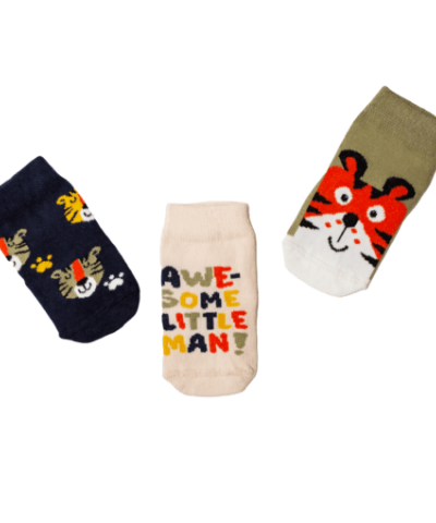 Βρεφικές Κάλτσες Σετ “Awesome Little Man” Βρεφικές Κάλτσες Σετ “Awesome Little Man”