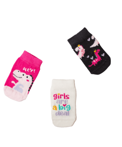 Βρεφικές Κάλτσες Σετ “Girls Are A Big Deal” Βρεφικές Κάλτσες Σετ “Girls Are A Big Deal”