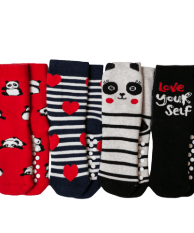 Παιδικές Κάλτσες Πετσετέ με Abs Τάπες Σετ “Love Your Self” Παιδικές Κάλτσες Πετσετέ με Abs Τάπες Σετ “Love Your Self”