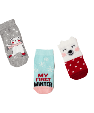 Βρεφικές Κάλτσες Σετ “My First Winter” Βρεφικές Κάλτσες Σετ “My First Winter”