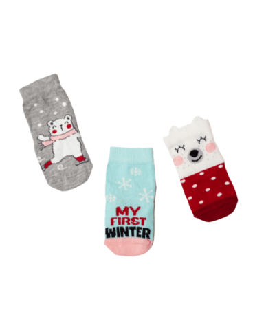 Βρεφικές Κάλτσες Σετ “My First Winter” Βρεφικές Κάλτσες Σετ “My First Winter”