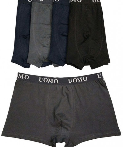 Uomo Ανδρικά Μποξεράκια Πολύχρωμα 5Pack Uomo Ανδρικά Μποξεράκια Πολύχρωμα 5Pack