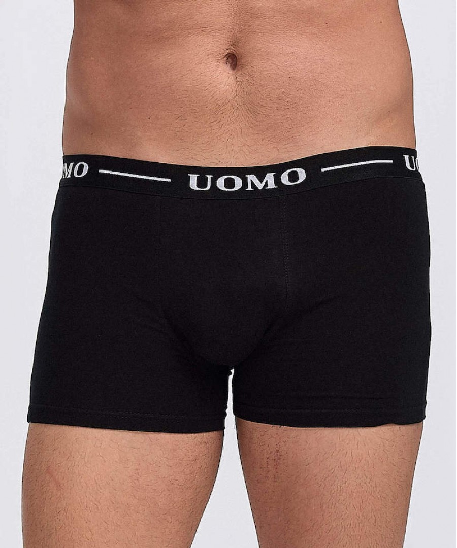 Uomo 1012 Ανδρικό Μποξεράκι Μαύρο Uomo 1012 Ανδρικό Μποξεράκι Μαύρο