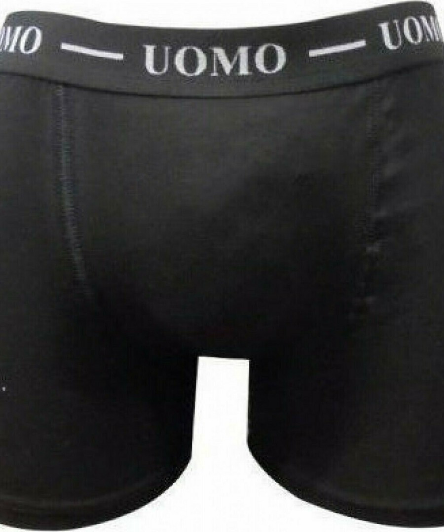 Uomo 1012 Ανδρικό Μποξεράκι Μαύρο Uomo 1012 Ανδρικό Μποξεράκι Μαύρο