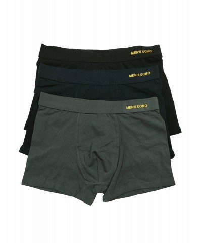 Uomo Ανδρικά Μποξεράκια 3Pack Γκρι,Μπλε,Μαυρο Uomo Ανδρικά Μποξεράκια 3Pack Γκρι,Μπλε,Μαυρο