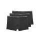 Uomo Ανδρικά Μποξεράκια 3Pack μαύρο
