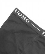 Uomo Ανδρικά Μποξεράκια 3Pack μαύρο Uomo Ανδρικά Μποξεράκια 3Pack μαύρο