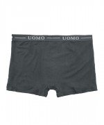 Uomo Ανδρικά Μποξεράκια 3Pack Γκρι Uomo Ανδρικά Μποξεράκια 3Pack Γκρι